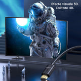 Cablu audio Baseus Video Cable (Cakgq-D01), HDMI to HDMI, High Definition, 5m, negru