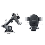 Suport auto Yesido Suport auto (C120), Gravity Grip, Brat extensibil pentru Bord, Parbriz, negru