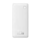 Baterie Externa Baseus Airpow Air Lite (P10067501213-00), USB, Type-C, Dual Cablu USB-C, Lightning, 22.5W, 10000mAh, Alb