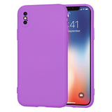 Husa pentru iPhone X, iPhone 10, Techsuit SoftFlex, mov