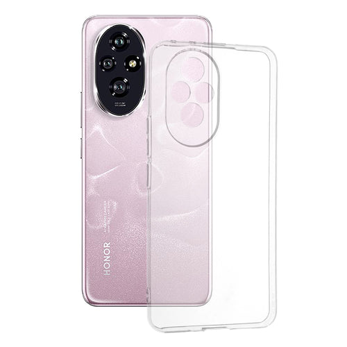 Husa pentru Honor 200, Techsuit Clear Silicone, transparenta