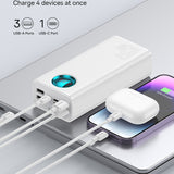 Baterie Externa Baseus (P10022402223-00), 4x USB, Type-C, Lighting, Micro-USB, Incarcare Rapida, 65W, 26800mAh