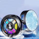 Cooler telefon Techsuit Phone Cooler (SL18), Magnetic, Temperature Display, RGB Lights, Fast Cooling, Universal, negru