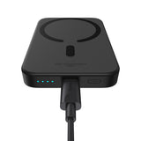 Baterie Externa Baseus Mini Air (P10059002113-00), Type-C, MagSafe Charging, 20W, 6000mAh, cu Cable Type-C, 30cm, Negru