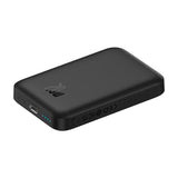 Baterie Externa Baseus Mini Air (P10059002113-00), Type-C, MagSafe Charging, 20W, 6000mAh, cu Cable Type-C, 30cm, Negru