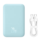 Baterie Externa Baseus Mini Air (P10059002313-00), Type-C, MagSafe Charging, 20W, 6000mAh, cu Cable Type-C, 30cm
