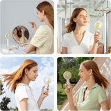 JisuLife Premium Handheld Fan Life1 Plus (FA21), portabil, Type-C, 3 Speeds, 2000mAh, Alb
