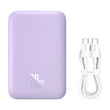 Baterie Externa Baseus Mini Air (P10059002513-00), Type-C, MagSafe Charging, 20W, 6000mAh, cu Cable Type-C, 30cm, Mov