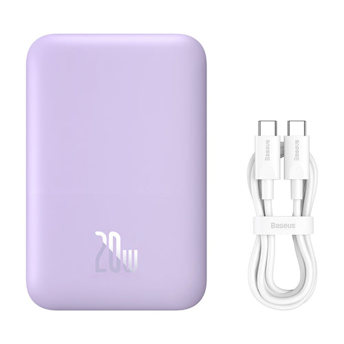 Baterie Externa Baseus Mini Air (P10059002513-00), Type-C, MagSafe Charging, 20W, 6000mAh, cu Cable Type-C, 30cm, Mov