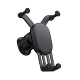 Suport auto Baseus Pro (SUWX030001), Stable Gravitational, Wireless Charging, pentru Grila ventilatie, 15W, negru