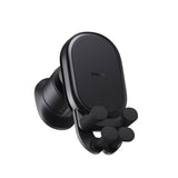 Suport auto Baseus Pro (SUWX030001), Stable Gravitational, Wireless Charging, pentru Grila ventilatie, 15W, negru