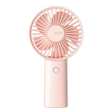 JisuLife Premium Mini Hand Fan Life3 (F2B), portabil, Ultra-Silent, Type-C, 3 Speeds, 4000mAh, Alb