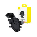 Suport auto Baseus UltraControl Lite Series (C40351700111-00), Ventuza Mounting Baza, pentru 7.2inch Max, negru