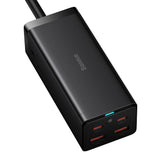 Incarcator retea Baseus /Powerstrip (PSZM000201), Type-C Cable Included, 2 x AC, 2 x USB, 2 x Type-C, 100W, negru