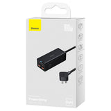 Incarcator retea Baseus /Powerstrip (PSZM000201), Type-C Cable Included, 2 x AC, 2 x USB, 2 x Type-C, 100W, negru