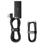 Incarcator retea Baseus /Powerstrip (PSZM000201), Type-C Cable Included, 2 x AC, 2 x USB, 2 x Type-C, 100W, negru