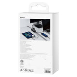 Incarcator retea Baseus /Powerstrip (PSZM000201), Type-C Cable Included, 2 x AC, 2 x USB, 2 x Type-C, 100W, negru