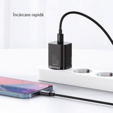 Incarcator retea Baseus Super Si (Ccsup-J01), Type-C, Incarcare rapida, 30W, negru