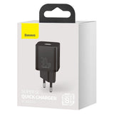 Incarcator retea Baseus Super Si (Ccsup-J01), Type-C, Incarcare rapida, 30W, negru
