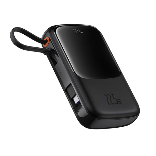 Baterie Externa Baseus Qpow Pro+ (P10067101113-00), Lightning, 2xType-C, USB, 22.5W, Incarcare Rapida, 10000mAh