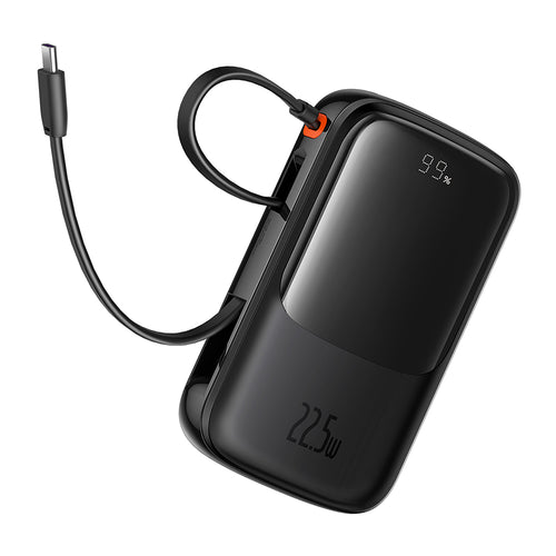 Baterie Externa Baseus Qpow Pro+ (P10067101113-00), Lightning, 2xType-C, USB, 22.5W, Incarcare Rapida, 10000mAh