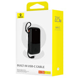 Baterie Externa Baseus Qpow Pro+ (P10067101113-00), Lightning, 2xType-C, USB, 22.5W, Incarcare Rapida, 10000mAh
