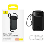 Baterie Externa Baseus Qpow Pro+ (P10055003113-00), Lightning, 2x Type-C, USB, 22.5W, 10000mAh, Cable Type-C, 30cm