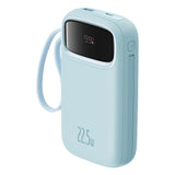 Baterie Externa Baseus Qpow Pro+ (P10055003313-00), Lightning, 2x Type-C, USB, 22.5W, 10000mAh, Cable Type-C, 30cm
