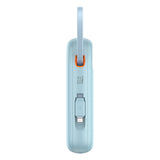 Baterie Externa Baseus Qpow Pro+ (P10055003313-00), Lightning, 2x Type-C, USB, 22.5W, 10000mAh, Cable Type-C, 30cm
