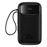Baterie Externa Baseus Qpow Pro+ (P10055002113-00), Lightning, 2x Type-C, USB, 22.5W, 20000mAh, Cable Type-C, 30cm