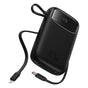 Baterie Externa Baseus Qpow Pro+ (P10055002113-00), Lightning, 2x Type-C, USB, 22.5W, 20000mAh, Cable Type-C, 30cm