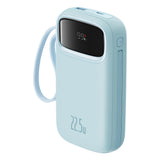 Baterie Externa Baseus Qpow Pro+ (P10055002313-00), Lightning, 2x Type-C, USB, 22.5W, 20000mAh, Cable Type-C, 30cm