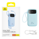 Baterie Externa Baseus Qpow Pro+ (P10055002313-00), Lightning, 2x Type-C, USB, 22.5W, 20000mAh, Cable Type-C, 30cm
