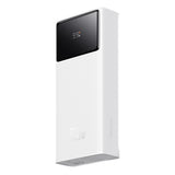 Baterie externa Baseus Star-Lord (PPXJ080002), 2x USB, Type-C, Micro-USB, 22.5W, 20000mAh, Cable Type-C, 3A, 30cm, alb