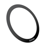 Adaptor Baseus (2 pack) Inel Metalic Magnetic Series (PCCH000001), Universal Phone Ring pentru Samsung, iPhone, Negru