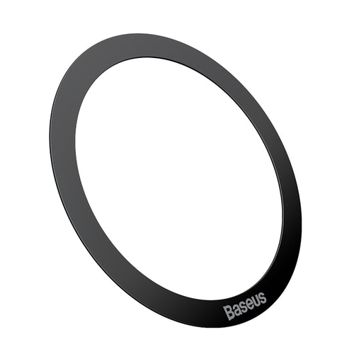 Adaptor Baseus (2 pack) Inel Metalic Magnetic Series (PCCH000001), Universal Phone Ring pentru Samsung, iPhone, Negru