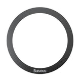 Adaptor Baseus (2 pack) Inel Metalic Magnetic Series (PCCH000001), Universal Phone Ring pentru Samsung, iPhone, Negru
