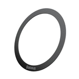 Adaptor Baseus (2 pack) Inel Metalic Magnetic Series (PCCH000001), Universal Phone Ring pentru Samsung, iPhone, Negru