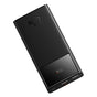 Baterie externa Baseus Star-Lord (PPXJ100001), 2x USB, Type-C, Micro-USB, 22.5W, 10000mAh, Cable Type-C, 3A, 30cm, negru