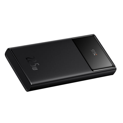 Baterie externa Baseus Star-Lord (PPXJ100001), 2x USB, Type-C, Micro-USB, 22.5W, 10000mAh, Cable Type-C, 3A, 30cm, negru