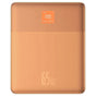 Baterie Externa Baseus Blade (P10063801733-00), 2x Type-C, 65W, 12000mAh, Afisaj Digital, cu Cable USB-C, Portocaliu