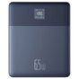 Baterie Externa Baseus Blade (P10063801323-00), 2x Type-C, 65W, 12000mAh, Afisaj Digital, cu Cable USB-C, Albastru