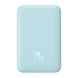 Baterie Externa Baseus Magnetic Mini (PPCX110103), USB-C, MagSafe, 10000mAh, 20W, cu Cable Type-C, 3A, 30cm, Bleu