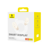 Casti wireless Baseus WM02+ (NGTW370302), True Wireless Stereo, Bluetooth V5.3, Inteligent Afisaj, alb
