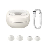 Casti wireless Baseus WM02+ (NGTW370302), True Wireless Stereo, Bluetooth V5.3, Inteligent Afisaj, alb