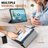 Husa tableta pentru Samsung Galaxy Tab A7 Lite, Techsuit FoldPro, albastru