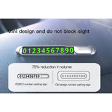 Yesido Parking Number (C88), pentru Dashboard, Number Hiding, Fluorescent Digits, Weather-Resistant, 3M Adhesive, Negru