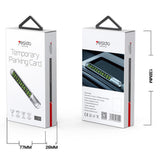 Yesido Parking Number (C88), pentru Dashboard, Number Hiding, Fluorescent Digits, Weather-Resistant, 3M Adhesive, Negru