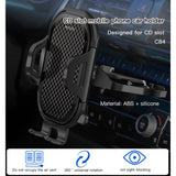 Suport auto Yesido Suport auto (C84), Clema Prindere pentru CD Slot, negru