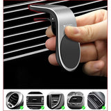 Suport auto Yesido Suport auto (C64), Prindere magnetica pentru Grila ventilatie, negru